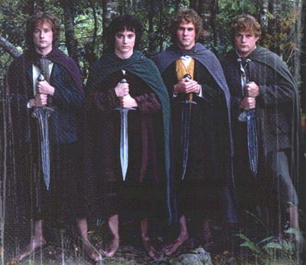 Hobbits with swords!